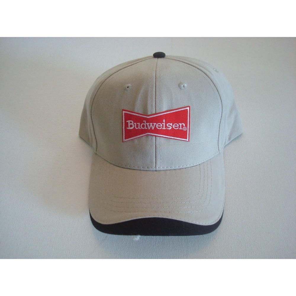 BUD BEER 00S 90S GOLF BEACH STRAPBACK HAT CAP VINTAGE X1